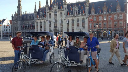 Bruges : Visite guidée en pousse-pousse