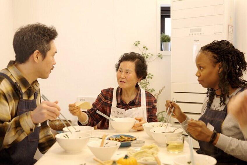 Handmade Noodles with Korean Grandma