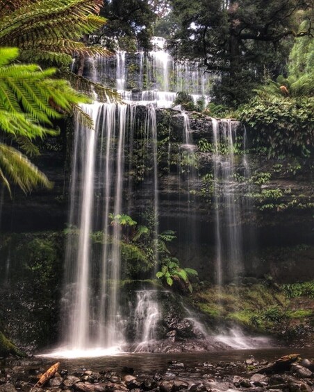 Russell Falls with Mt Field National Park and Salmon Ponds