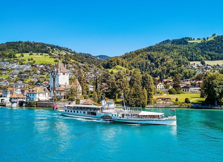 Picture 3 for Activity Interlaken: Boat Day Pass on Lake Thun and Lake Brienz