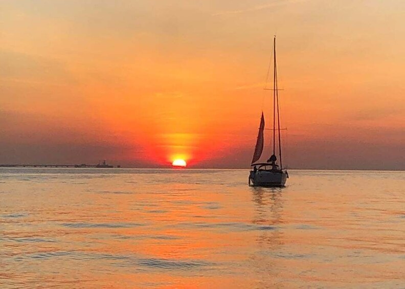 Picture 3 for Activity Lisbon: Private Tagus River Sunset Cruise on a Luxury Boat