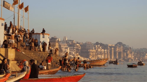 Varanasi: 3-timers kveldstur med Aarti og båttur