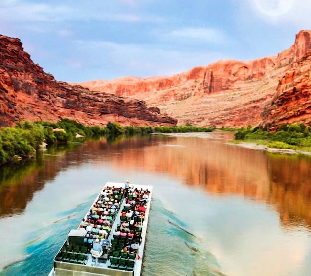 Picture 1 for Activity Moab: Colorado River Dinner Cruise with Music and Light Show