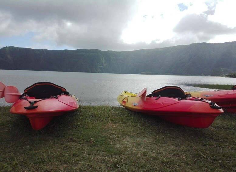 Picture 1 for Activity From Ponta Delgada: Sete Cidades Walk, Tasting and Kayaking