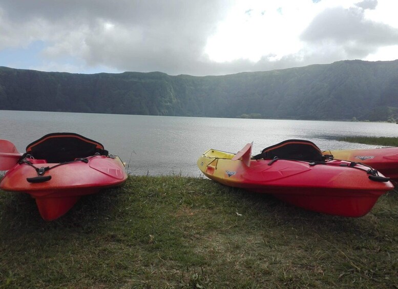 Picture 1 for Activity From Ponta Delgada: Sete Cidades Walk, Tasting and Kayaking