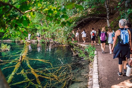 Depuis Split : Parc national des lacs de Plitvice visite guidée