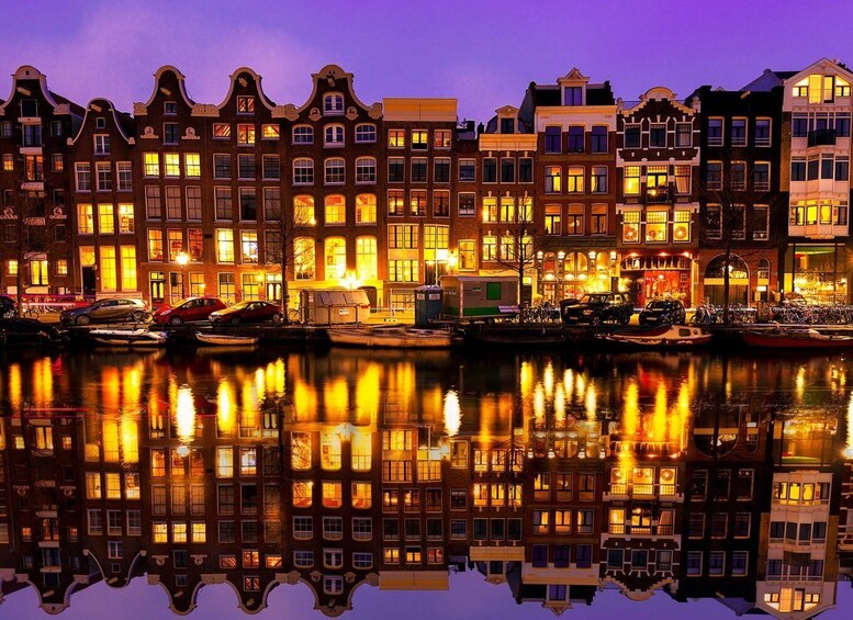 Picture 3 for Activity Amsterdam: Private Romantic Canal Cruise at Night