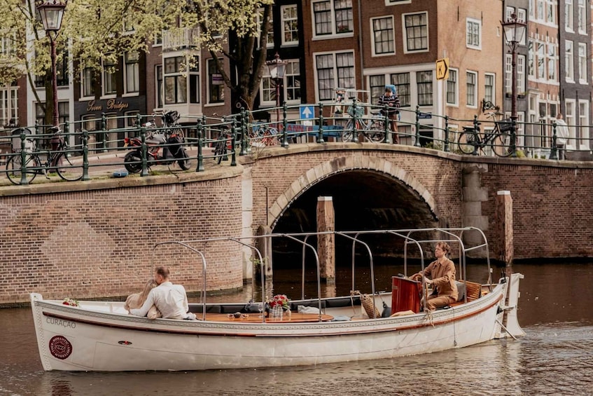 Picture 9 for Activity Amsterdam: Private Evening Canal Cruise with Prosecco