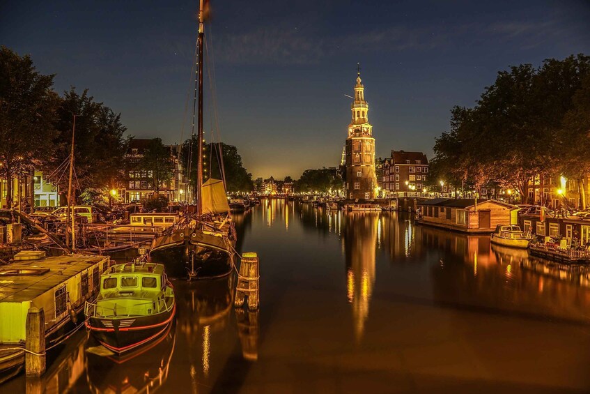 Picture 2 for Activity Amsterdam: Private Evening Canal Cruise with Prosecco