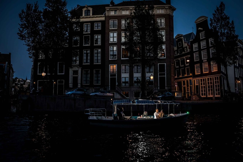 Picture 1 for Activity Amsterdam: Private Romantic Canal Cruise at Night