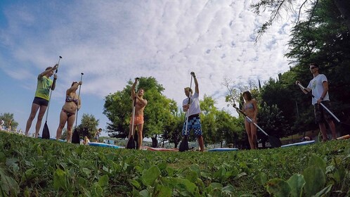 Stand up paddle-kursus på den slovenske kyst