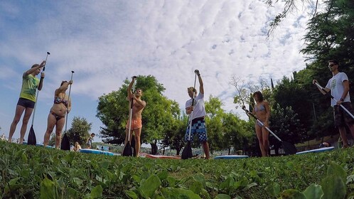 Stand up paddle-kursus på den slovenske kyst