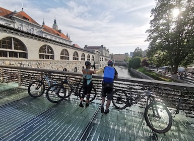 Ljubljana: Pusat Kota dan Tur Sepeda Gunung Jalur Golovec