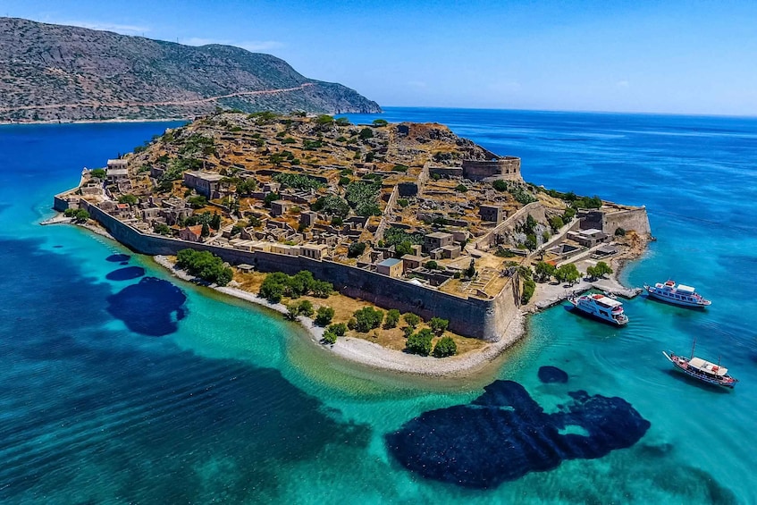 Crete: Spinalonga, Elounda, & Agios Nikolaos Boat Tour & BBQ