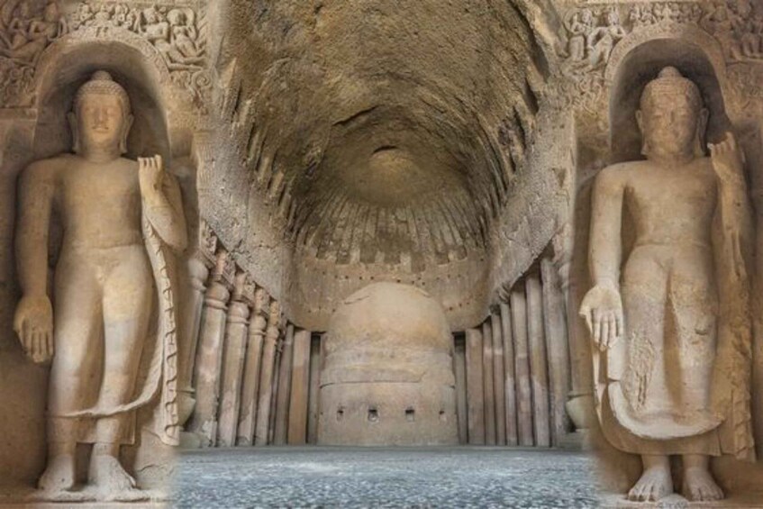 Picture 1 for Activity From Mumbai: Sanjay Gandhi Park Safari & Kanheri Caves Tour