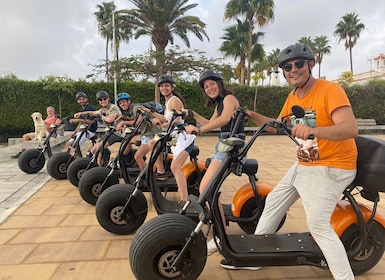 Maspalomas : E-Scooter Chopper 2 sièges en option Camel Tour