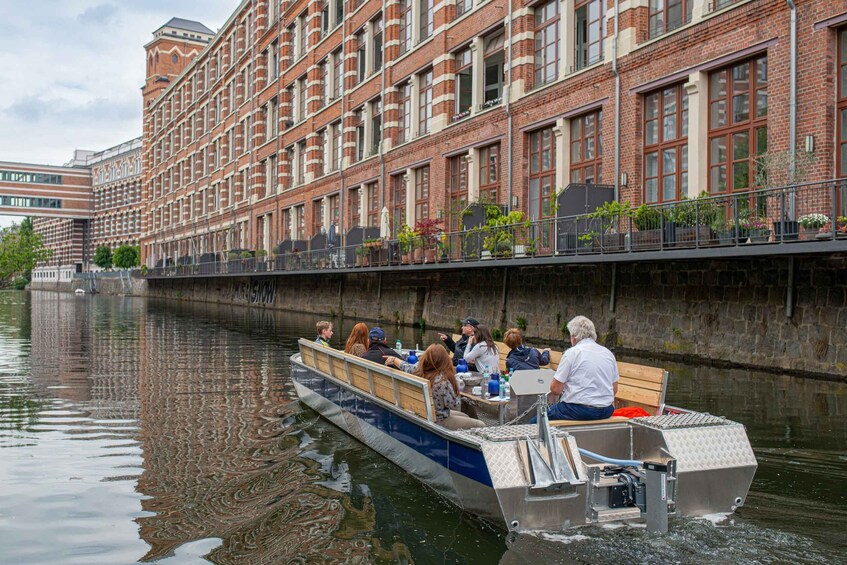 Picture 3 for Activity Leipzig: City History Canal Sightseeing Tour on a Motorboat