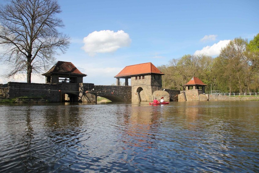 Picture 5 for Activity Leipzig: City History Canal Sightseeing Tour on a Motorboat