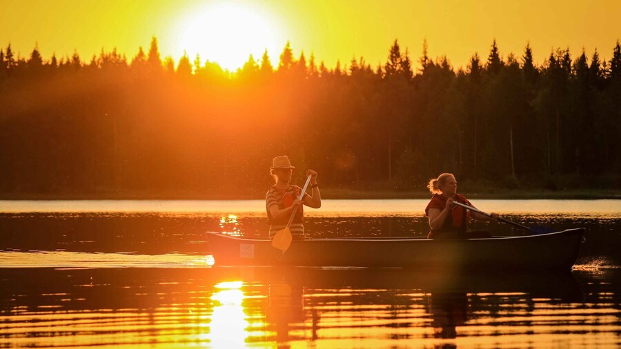 Rovaniemi: Canoeing under the Midnight Sun