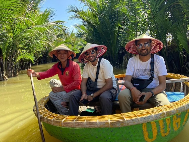 Hoi An fishing experience, basket boat and cooking class 