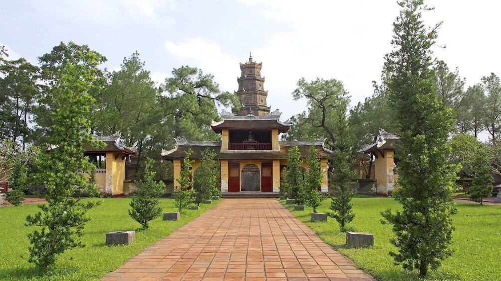 Pagoda of the Celestial Lady in Hue City, Vietnam 
