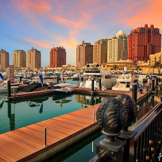 Picture 1 for Activity Doha: Pearl Island Food Tour & Marina Cruise with 7 Tastings