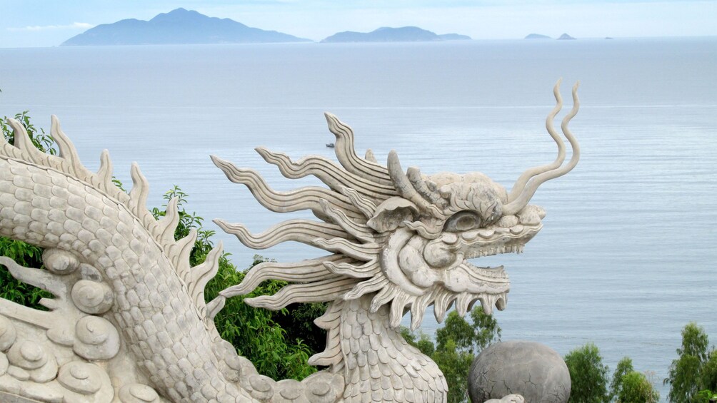 Dragon statue in Da Nang, Vietnam 
