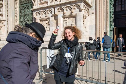 Milano: Rask omvisning i katedralen og terrassene i Milano med guide