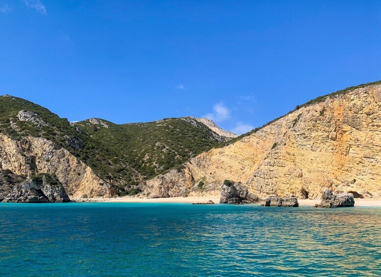 Picture 20 for Activity Sesimbra: Arrábida Beaches & Caves Boat Tour with Snorkeling