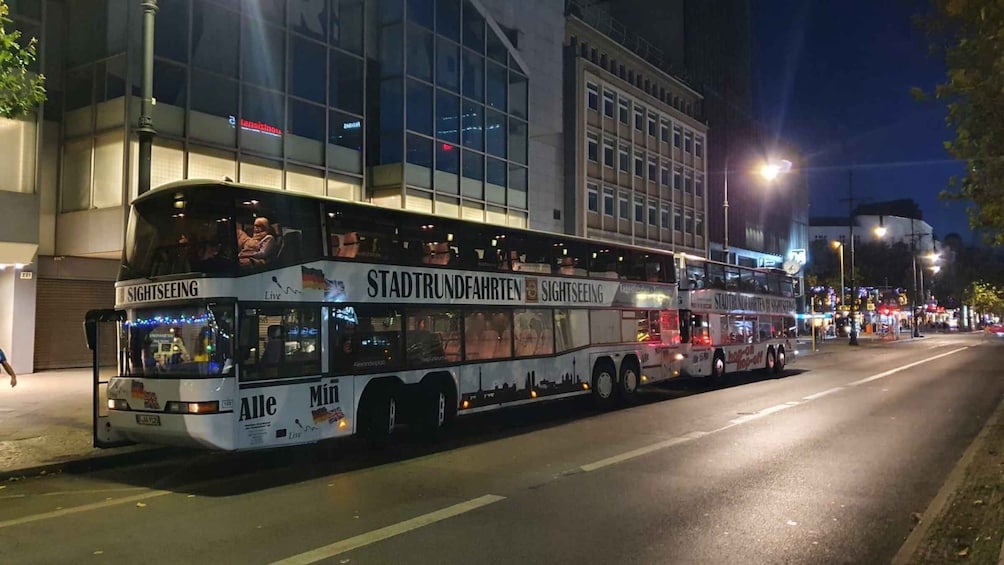 Berlin: Bus Tour by Night with Live Commentary