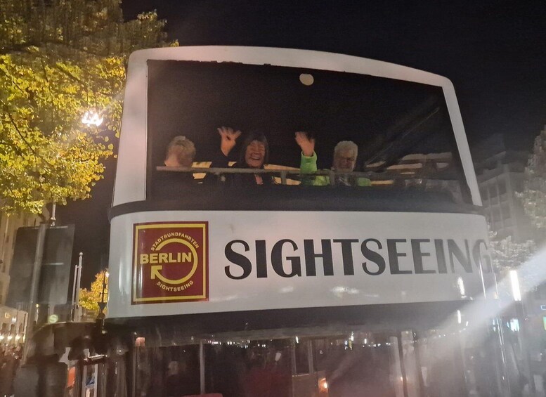 Picture 2 for Activity Berlin: Bus Tour by Night with Live Commentary