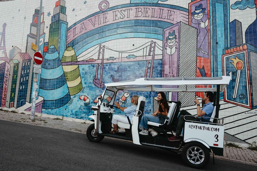 Lisbon: Private Food & Wine City Tour by Eco Tuk Tuk