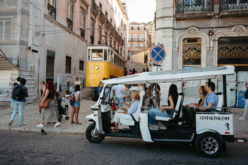 Picture 2 for Activity Lisbon: Private Food & Wine City Tour by Eco Tuk Tuk