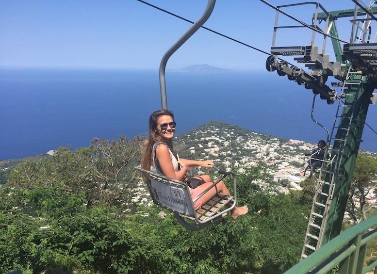 From Capri: Highlights Tour with Chairlift Ticket