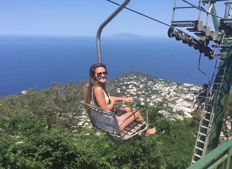 From Capri: Highlights Tour with Chairlift Ticket