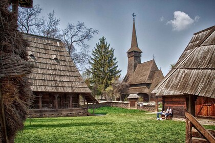 Traditions à Bucarest : Musée du village et dégustation de vin