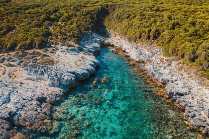 Cap Kamenjak : Grotte et safari en kayak