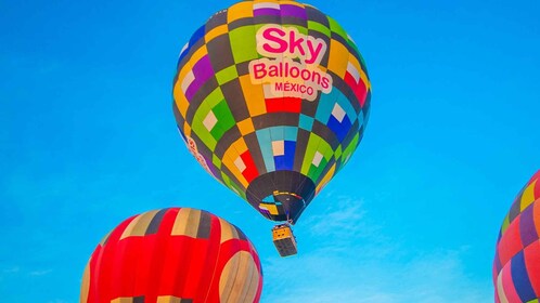 Teotihuacan : Ballons de ciel de vol de montgolfières