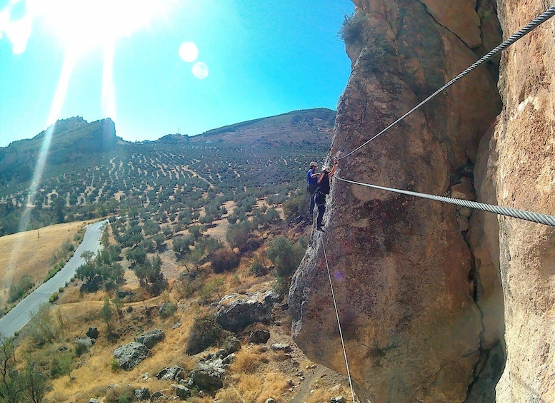 Picture 4 for Activity From Granada: 3-Hour Vía Ferrata in Moclín