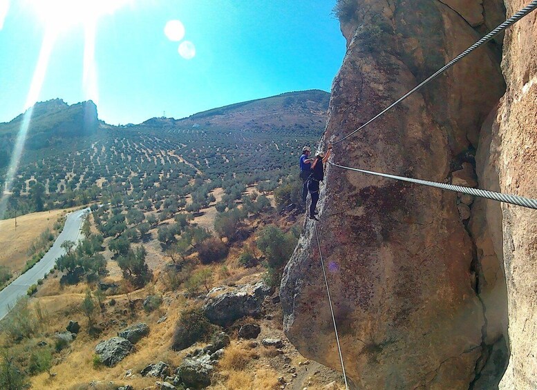 Picture 4 for Activity From Granada: 3-Hour Vía Ferrata in Moclín