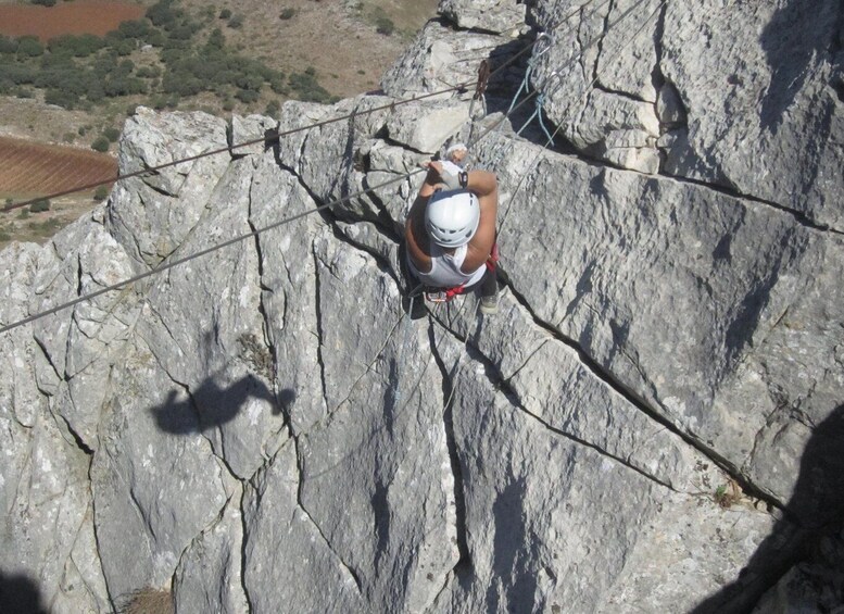 From Granada: 3-Hour Vía Ferrata in Moclín