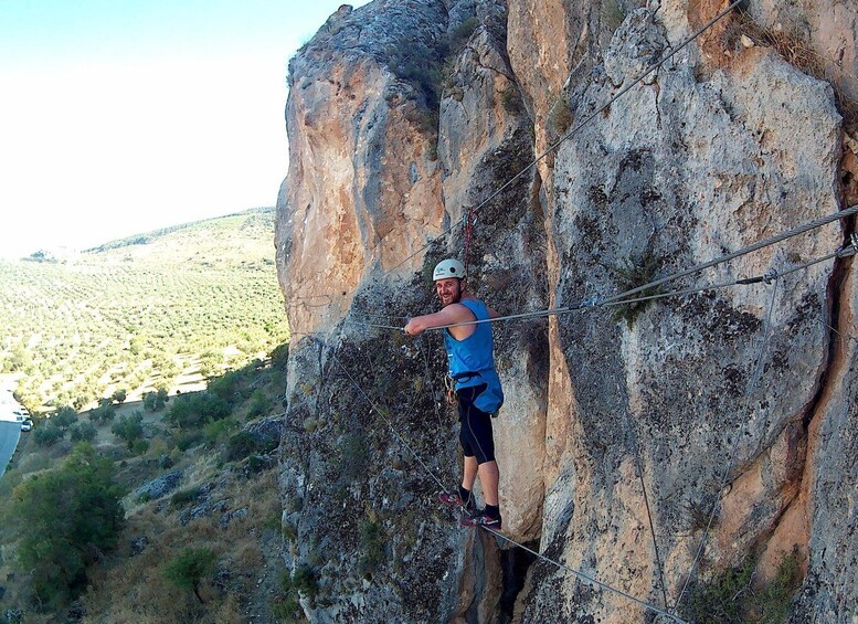 Picture 5 for Activity From Granada: 3-Hour Vía Ferrata in Moclín