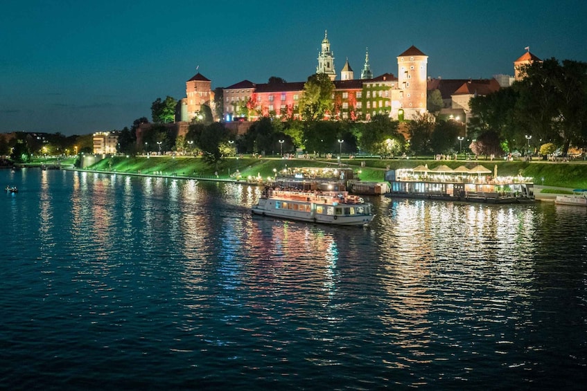 Krakow: Evening Cruise with an Optional Glass of Wine