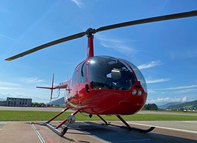 Berne : Vol en hélicoptère en montagne et sur le lac pour 2 ou 3 personnes