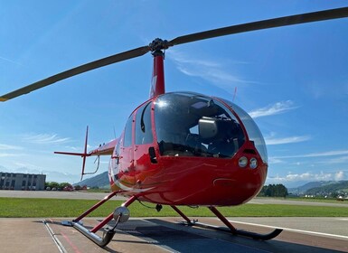 Berne : Vol en hélicoptère en montagne et sur le lac pour 2 ou 3 personnes