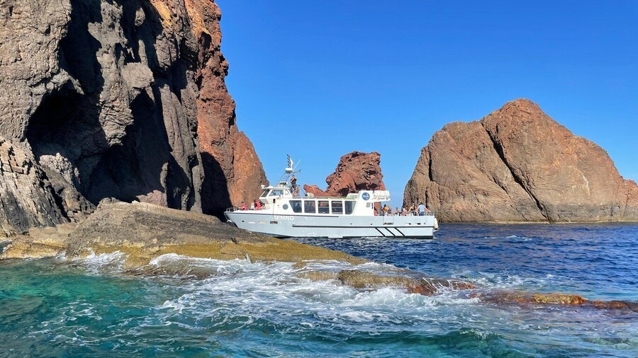 From Sagone/Cargèse: Scandola, Piana and Girolata Boat Tour