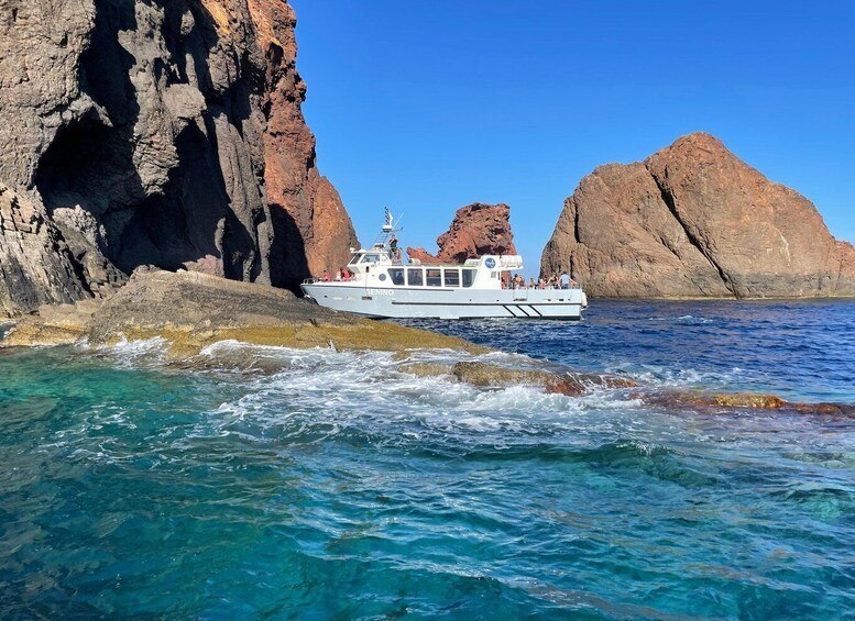 From Sagone/Cargèse: Scandola, Piana and Girolata Boat Tour