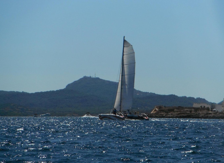 Picture 4 for Activity From Fornells: Half-Day Menorca Catamaran Trip w/ Snorkeling