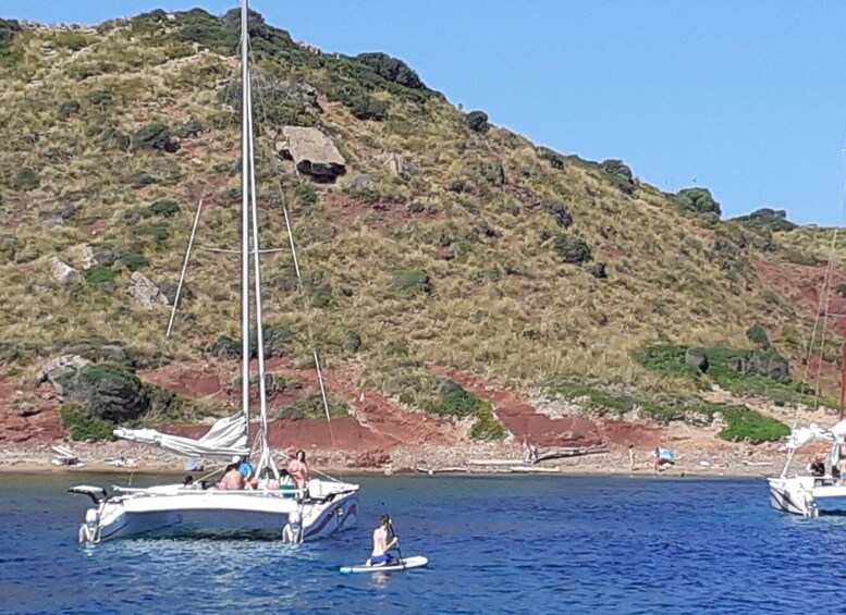 Picture 9 for Activity From Fornells: Half-Day Menorca Catamaran Trip w/ Snorkeling