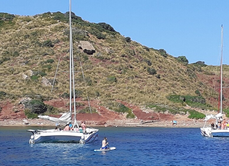 Picture 8 for Activity From Fornells: Half-Day Menorca Catamaran Trip w/ Snorkeling